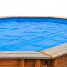 Couvertures d'été pour piscines en bois