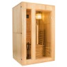 Profil droit du sauna à vapeur Zen 2 Personnes