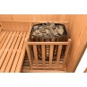 Poêle Sauna à Vapeur Zen Angulaire pour 3 personnes