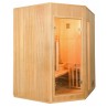 Latéral Sauna à Vapeur Zen Angulaire pour 3 personnes