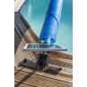 Panneau solaire enrouleur bâche piscines