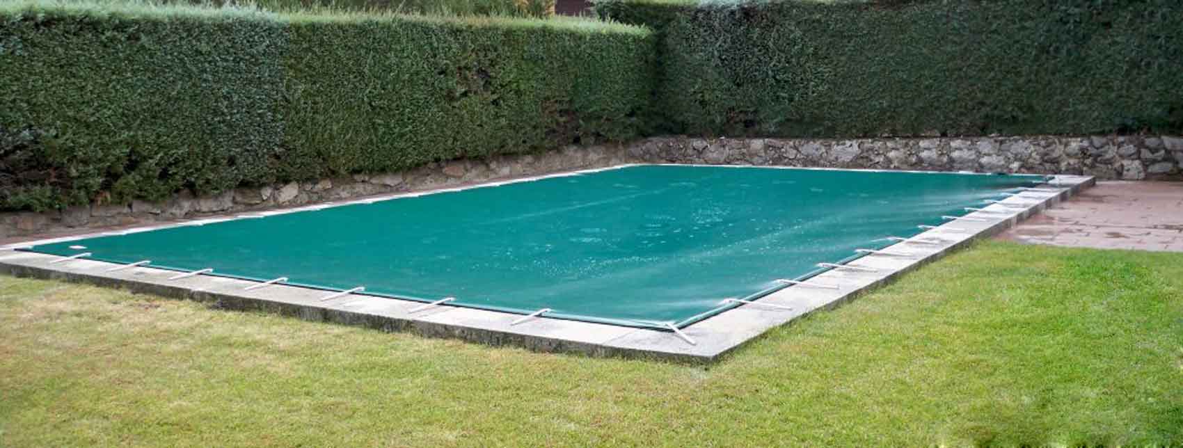 Couverture de piscine d'hiver de qualité supérieure verte