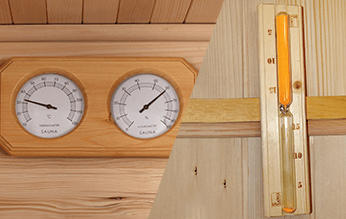 Thermomètre hygromètre sauna Sense