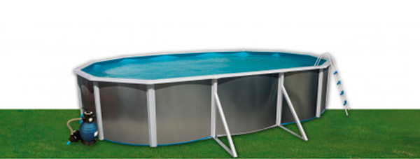Piscine Silver Ovale TOI couleurs